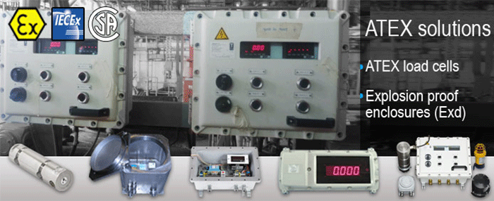 Atex hazardous area weighing intrinsic safety load cells